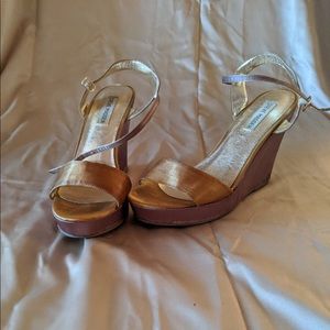 Steve Maden gold color wedges